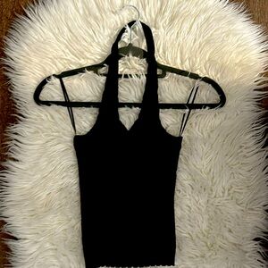 Luna Ivy halter crop top